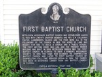 First Baptist Church Marker, Campbellton, FL