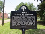 St. Mary's Episcopal Church Marker, Madison, FL by George Lansing Taylor, Jr.