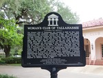 Woman's Club Marker, Tallahassee, FL by George Lansing Taylor, Jr.
