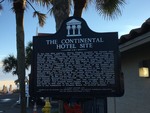 The Continental Hotel Site Marker, Atlantic Beach, FL by George Lansing Taylor, Jr.