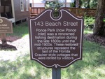 143 Beach St Marker, Ponce Inlet, FL by George Lansing Taylor, Jr.