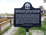 American Red Cross Volunteer Life Saving Corps and Station Marker, Jacksonville Beach, FL by George Lansing Taylor, Jr.