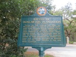 Battle of Dunlawton Plantation Marker, Port Orange, FL by George Lansing Taylor, Jr.