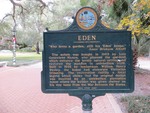 Eden Marker (Obverse) Eden Gardens State Park, Washington, FL