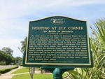 Fighting at Ely Corner Marker, Marianna, FL by George Lansing Taylor, Jr.