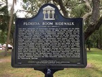 Florida Boom Sidewalk Marker, Homosassa, FL by George Lansing Taylor, Jr.