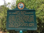 Fort Place - St Joseph and Iola Railroad Marker F-107 (New), Wewahitchka, FL by George Lansing Taylor, Jr.