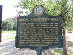 Kudzu Developed Here Marker Chipley, FL by George Lansing Taylor, Jr.