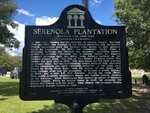 Serenola Plantation Marker (F-705) (Reverse) Gainesville, FL by George Lansing Taylor, Jr.