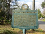 Site of Ellicott's Observatory Marker Chattahoochee, FL by George Lansing Taylor, Jr.