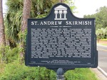 St Andrew Skirmish Marker Panama City, FL by George Lansing Taylor, Jr.