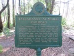 Tallahassee St Marks Railroad Marker Leon Co, FL by George Lansing Taylor, Jr.
