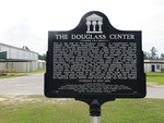 The Douglass Center Marker (Obverse) F-100, Live Oak, FL