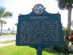 Marker Sebastian, FL by George Lansing Taylor, Jr.