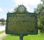 Melrose FL Historic Marker (Obverse) by George Lansing Taylor, Jr.