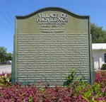Village of Providence Marker (Reverse) Providence, FL by George Lansing Taylor, Jr.