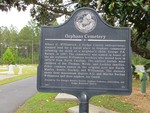 Orphans Cemetery Marker Dodge Co, GA