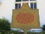 Benevolence Baptist Church Marker Benevolence, GA by George Lansing Taylor, Jr.