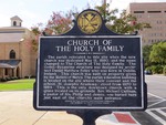 Church of the Holy Family Marker (Reverse) Columbus, GA