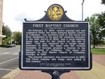 First Baptist Church Marker Columbus, GA