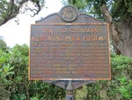 The J.D. Chason Memorial Park History Marker Bainbridge, GA