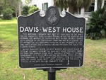 Davis-West House Marker Marianna FL by George Lansing Taylor, Jr.