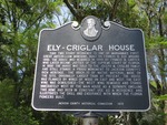 Ely-Criglar House Marker Marianna FL by George Lansing Taylor, Jr.