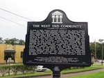 The West End Community Marker Marianna FL by George Lansing Taylor, Jr.