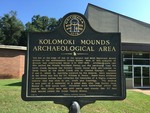 Kolomoki Mounds Archaeological Area Marker by George Lansing Taylor, Jr.