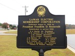 Lamar Electric Membership Corporation Marker Lamar County, GA