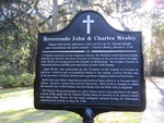 Reverends John and Charles Wesley Marker St. Simons Island, GA