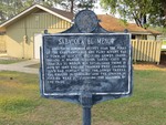 Sabacola el Menor Marker (Obverse) Seminole County, GA