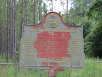 Site Franklinville Marker Lowndes County, GA by George Lansing Taylor, Jr.