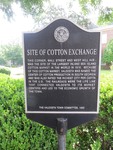 Site of Cotton Exchange Marker Valdosta, GA by George Lansing Taylor, Jr.