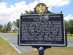 Attapulgus High School Marker (Reverse) Attapulgus, GA by George Lansing Taylor, Jr.