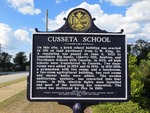 Cusseta School Marker Cusseta, GA by George Lansing Taylor, Jr.