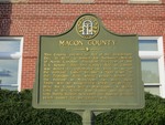Macon County Marker Oglethorpe, GA by George Lansing Taylor, Jr.