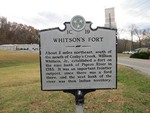Whitson's Fort Marker Cosby, TN by George Lansing Taylor, Jr.