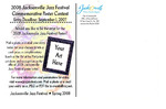 2008 Jacksonville Jazz Festival Commemorative Poster Contest by "City of Jacksonville, Office of Special Events"