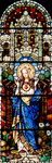 Immaculate Heart of Mary Stained Glass Window by James Dwight Davis