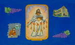 Revelation Needlepoint Kneeler by James Dwight Davis