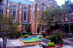 Good Shepherd Episcopal Church Courtyard by James Dwight Davis