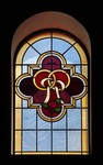Window Five of Seven Depicting the Sacraments. This One Shows the Linked Rings of Holy Matrimony by James Dwight Davis