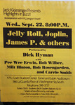 Highlights in Jazz Concert 030 – Jelly Roll Morton, Scott Joplin, James P. Johnson and Others by Jack Kleinsinger and Danny Gottlieb