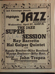 Highlights in Jazz Concert 036 – The Jazz Super Session by Jack Kleinsinger and Danny Gottlieb