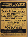 Highlights in Jazz Concert 064 - Salute to Roy Haynes by Jack Kleinsinger and Danny Gottlieb