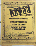 Highlights in Jazz Concert 100 - An Evening of Jazz Guitar by Jack Kleinsinger and Danny Gottlieb