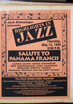 Highlights in Jazz Concert 166 - Salute to Panama Francis by Jack Kleinsinger and Danny Gottlieb