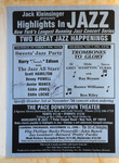Highlights in Jazz Concert 191 - Sweets’ Jazz Party by Jack Kleinsinger and Danny Gottlieb