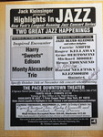 Highlights in Jazz Concert 202 - Jazz, Blues, Klezmer and Other Delights